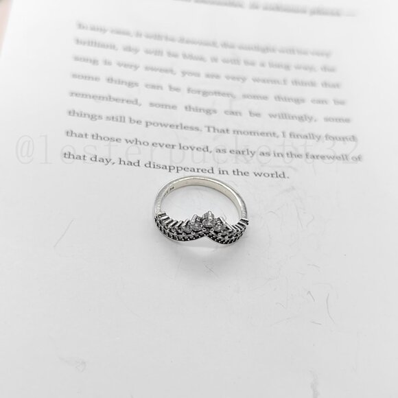 Pandora Princess Wishbone Ring - Picture 8 of 8